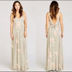 NWT SMYM Jenn Lily Showers Maxi Dress, Size S